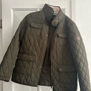 Ralph Lauren padded fall jacket with shearling collar